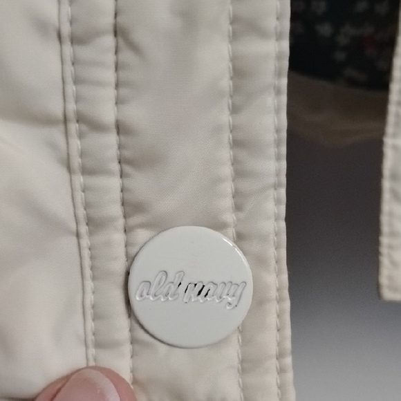 *RARE* 90s Y2K Vintage Old Navy Colorful Chevron/Floral Reversible Puffer Vest - Picture 4 of 16